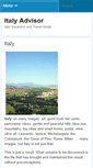 Mobile Screenshot of italyadvisor.co.uk